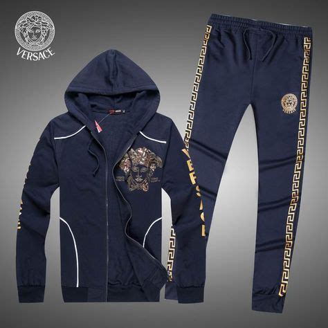 men versace suits|men's Versace jogging suit.